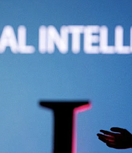 AI (Artificial Intelligence) letters and robot miniature in this illustration taken, June 23, 2023. REUTERS/Dado Ruvic/Illustration/File photo Acquire Licensing Rights