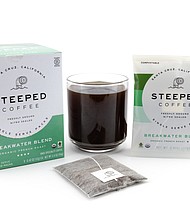 The Steeped Coffee full immersion brew method means no machines, no waste, guilt-free packaging, and amazing gourmet coffee taste.