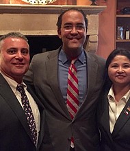 Will Hurd with Burt and Sandra Levine