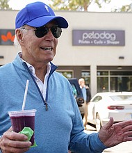 US military fighter jets responded to a civilian aircraft that “violated a Temporary Flight Restriction” area near Lake Tahoe, Nevada where President Joe Biden is vacationing, the North American Aerospace Defense Command said in a statement.
Mandatory Credit:	Kevin Lamarque/Reuters/File