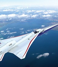 NASA's X-59 aircraft aims to reduce the sonic boom to a thump.
Mandatory Credit:	Lockheed Martin
