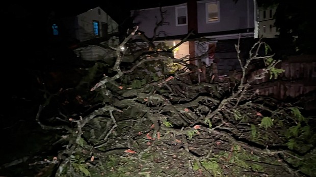 Homes and businesses are without power in parts of Michigan and Ohio after a round of severe thunderstorms.
Mandatory Credit:	WSYM