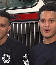 The identical twins broke through barriers to join the department and say they want to inspire the next generation.
Mandatory Credit:	WCBS/WLNY