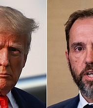 Former President Donald Trump, left, and Special Counsel Jack Smith.