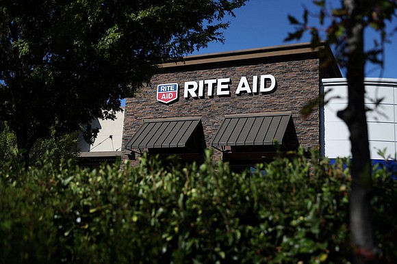 Shares of Rite Aid were slightly lower Monday after soaring more than 20% higher in morning trading.