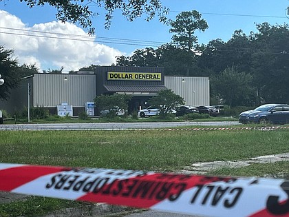 83123 Authorities said three people were killed in a racially motivated attack at a Dollar General store in Jacksonville, Florida, on Saturday. It is seen on Sunday, Aug. 27, 2023. (David Aaro/The Atlanta Journal-Constitution/TNS)
