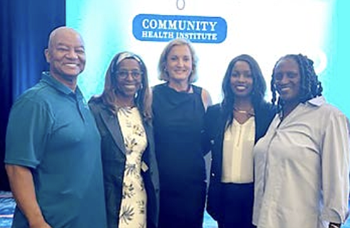 Norman Mitchell, CEO Bee Busy Wellness Center, Joyce Tapley, Foremost Health Centers, Dallas, TX, Jana Eubanks, Executive Director, TACHC, Dr. Charlene Flash, CEO, Avenue360,
T Houston, TX, Dr. Marsha Thigpen, CEO, Gulf Coast Health Center Inc - Port Arthur, TX