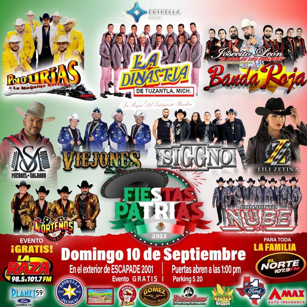 Estrella Media's 'Fiestas Patrias' Returns to Houston On September 10