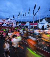 Runners start the 2023 Mexico City Marathon on August 27 in Mexico City. The organizers of the Mexico City Marathon are investigating reports of “unsportsmanlike conduct” at August’s race following reports of cheating at the event.
Mandatory Credit:	Hector Vivas/Getty Images