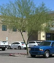 Somebody donated a human skull that was part of a decoration to a Goodyear Goodwill and investigators say it's not connected to a crime.
Mandatory Credit:	KPHO/KTVK