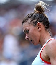 Two-time grand slam champion Simona Halep has been given a four-year ban for anti-doping rule violations, the International Tennis Integrity Agency (ITIA) announced on September 12.  Halep's most recent match was at the US Open last year.
Mandatory Credit:	Julian Finney/Getty Images