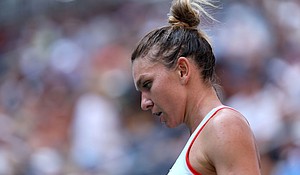 Two-time grand slam champion Simona Halep has been given a four-year ban for anti-doping rule violations, the International Tennis Integrity Agency (ITIA) announced on September 12.  Halep's most recent match was at the US Open last year.
Mandatory Credit:	Julian Finney/Getty Images