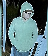 On September 10, authorities released a new image of Danelo Cavalcante, showing him clean-shaven and wearing a green hooded sweatshirt.
Mandatory Credit:	Pennsylvania State Police