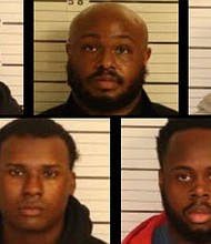 Five Memphis police officers involved in the deadly police beating of Tyre Nichols have been indicted by a federal grand jury, according to court filings. From top left, Emmitt Martin III, Desmond Mills Jr., Demetrius Haley are pictured.From bottom left, Justin Smith and Tadarrius Bean are pictured.
Mandatory Credit:	Shelby County Criminal Justice System