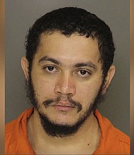 Danelo Cavalcante is seen in an undated mug shot shared by the Chester County Prison.
Mandatory Credit:	Chester County Prison/AP