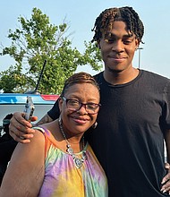 Evette Wingfield-Woodley’s son, Dana ‘Woo’ Woodley II, 20, started playing sports at age 4. He currently plays basketball as a shooting guard at Bryant & Stratton College after transferring from Norfolk State University.