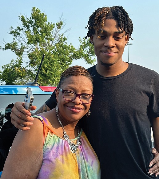 Evette Wingfield-Woodley’s son, Dana ‘Woo’ Woodley II, 20, started playing sports at age 4. He currently plays basketball as a shooting guard at Bryant & Stratton College after transferring from Norfolk State University.