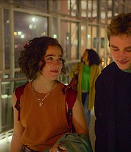 Haley Lu Richardson and Ben Hardy in Netflix's "Love at First Sight."
Mandatory Credit:	Courtesy of Netflix