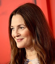 Drew Barrymore is apologizing to television and film writers over her decision to resume production on her talk show as members of the Writers Guild of America remain on strike. Barrymore is seen here in April.
Mandatory Credit:	Dimitrios Kambouris/Getty Images for TIME