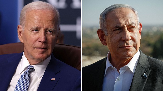President Joe Biden next week will hold his first face-to-face meeting with Israeli Prime Minister Benjamin Netanyahu since the Israeli leader came back into office.
Mandatory Credit:	Getty Images