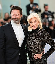 Hugh Jackman and his wife Deborra-Lee Furness have announced they are separating after 27 years of marriage. Jackman and Furness are seen here in May.
Mandatory Credit:	Dimitrios Kambouris/Getty Images