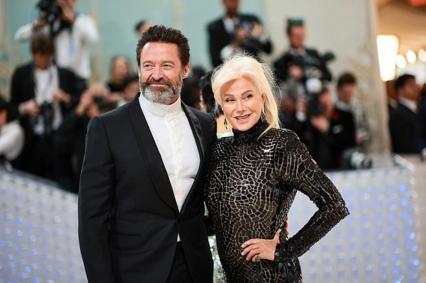 Hugh Jackman and his wife Deborra-Lee Furness have announced they are separating after 27 years of marriage. Jackman and Furness are seen here in May.
Mandatory Credit:	Dimitrios Kambouris/Getty Images