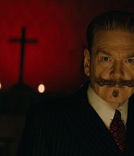 Kenneth Branagh as Hercule Poirot in "A Haunting in Venice."
Mandatory Credit:	20th Century Studios