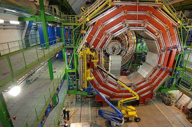 Clara Nellist, a CERN particle physicist, took to TikTok to dispel conspiracy theories circulating on social media that the Large Hadron Collider in Geneva was used to manipulate the brand name of Oreo Double Stuf Chocolate Sandwich Cookies.
Mandatory Credit:	Lionel Flusin/Gamma-Rapho/Getty Images