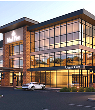 Rendering of a Mediplex facility that mirrors the design for the new 42,400 sq ft J.D. Silva & Associates Lawplex coming to Pearland.