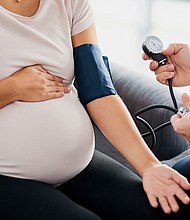 The US Preventive Services Task Force recommends that all pregnant people have their blood pressure monitored for hypertensive disorders of pregnancy.
Mandatory Credit:	Adene Sanchez/E+/Getty Images
