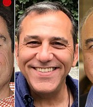 US citizens Siamak Namazi, Emad Shargi and Morad Tahbaz were freed from Iranian detention on September 18.
Mandatory Credit:	Siamak Namazi/Neda Shargi/Special Envoy for Iran Robert Malley