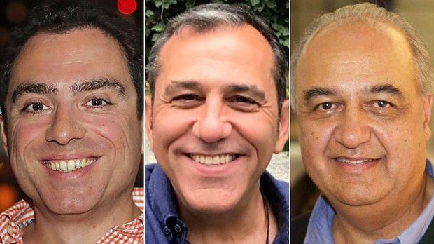 US citizens Siamak Namazi, Emad Shargi and Morad Tahbaz were freed from Iranian detention on September 18.
Mandatory Credit:	Siamak Namazi/Neda Shargi/Special Envoy for Iran Robert Malley