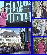 Kamala Harris, Dougie Fresh, and Common (Photos Courtesy of Instagram)