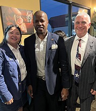 Rep. Reynolds with Sandra and Burt Levine