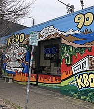 Offices and studios of KBOO-FM, one of the oldest community radio stations in the U.S.