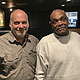John Lewis Left Stands with Jesse Johnson at a Restaurant in Lake Oswego