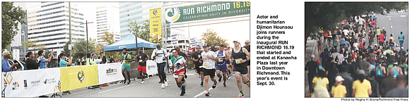 RUN RICHMOND 16.19, the cultural running and walking event hosted by the Djimon Hounsou Foundation in collaboration with the Black ...