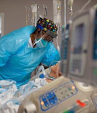 Covid-19 hospitalizations have been on the rise for months in the US, although they remain lower than during past peaks.
Mandatory Credit:	Mark Felix/AFP/Getty Images