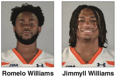 Williams plus Williams has added up to four victories and zero defeats for Virginia State University football. Romelo and Jimmyll ...