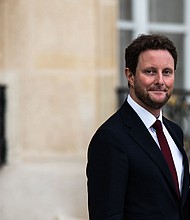 French Transport Minister Clement Beaune at the Elysee Palace on September 20.
Mandatory Credit:	Andrea Savorani Neri/NurPhoto/Getty Images