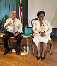 Mayoral Candidates Gilbert Garcia and Congresswoman Sheila Jackson Lee