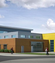 Rendering of Southside Community Center’s new addition
