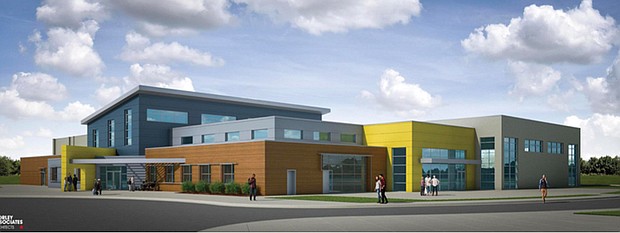 Rendering of Southside Community Center’s new addition