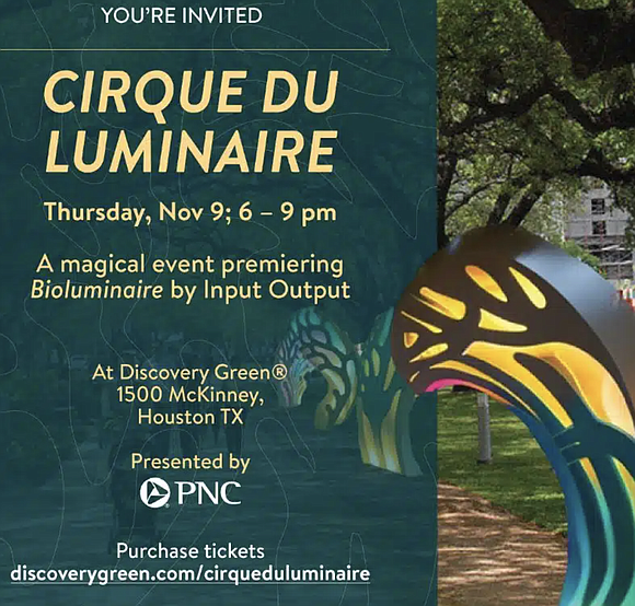 Discovery Green Conservancy is proud to announce the site-specific commission of Houston-based artist collective Input Output to create Bioluminaire for …