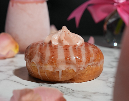 Sugar Frk will donate a portion of the proceeds from every Double Strawberry Glaze Donut purchased in October to The Rose Center for Breast Health Excellence
