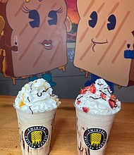Twisted Grilled Cheese’s hand-spun milkshakes are a favorite among kids and adults.