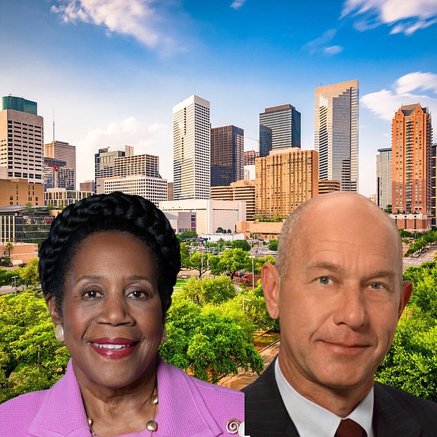 Houston Mayoral Candidates Sheila Jackson Lee and John Whitmire