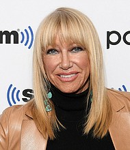 Suzanne Somers visits SiriusXM Studios on January 6, 2020 in New York City.
Mandatory Credit:	Dia Dipasupil/Getty Images