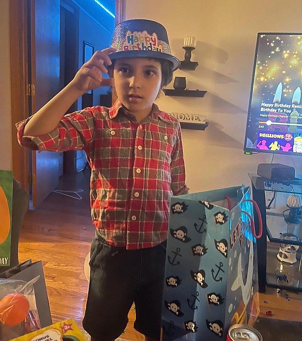The Chicago office of the Council on American-Islamic Relations (CAIR) identified the victims as 6-year-old Wadea Al-Fayoume, pictured here, and his mother, Hanaan Shahin, who is in the hospital.
Mandatory Credit:	Family Handout/CAIR-Chicago