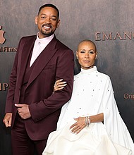 Will Smith and Jada Pinkett Smith attend Apple Original Films' "Emancipation"  Los Angeles premiere at Regency Village Theatre on November 30, 2022 in Los Angeles, California.
Mandatory Credit:	Matt Winkelmeyer/Getty Images